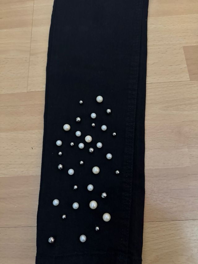 Vaqueros elásticos Calzedonia negros