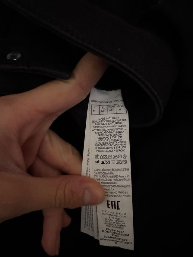 Vaqueros elásticos Calzedonia negros