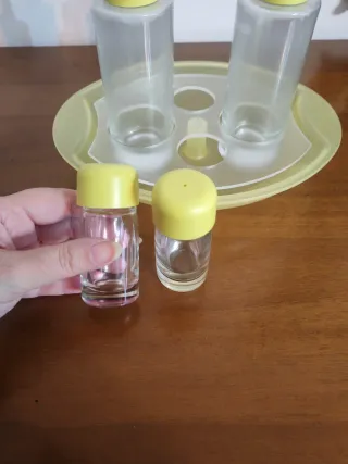 Set Olio Aceto Sale e Pepe Trasparente Giallo