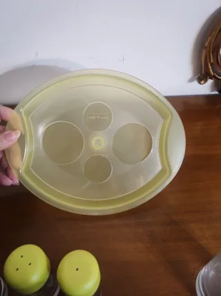 Set Olio Aceto Sale e Pepe Trasparente Giallo