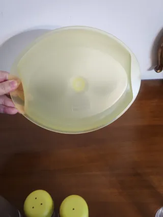 Set Olio Aceto Sale e Pepe Trasparente Giallo