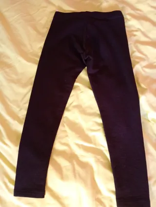 Pantalón legging niña negro 8 años