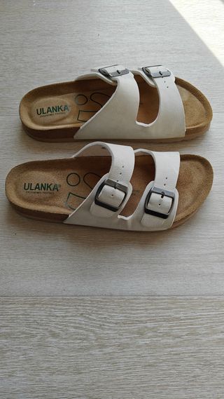 Sandalias ULANKA Ergonómicas Blancas