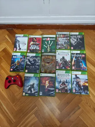 Xbox 360 Roja + Juegos