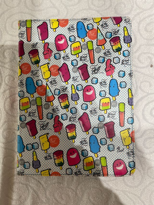 Funda Tablet Diseño Divertido Paletas Helado