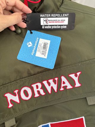 Chaquetón Norway Talla S Verde Militar
