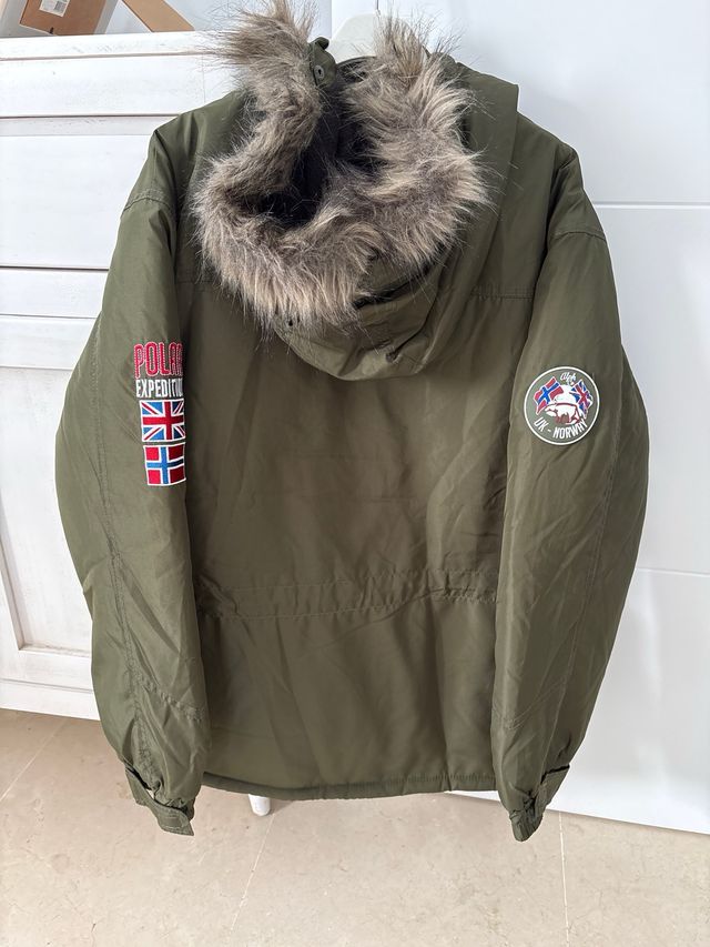 Chaquetón Norway Talla S Verde Militar