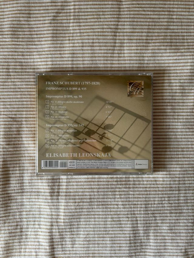 CD Elisabeth Leonskaja - Schubert Impromptus