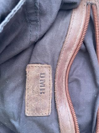 Bolso patchwork cuero vintage