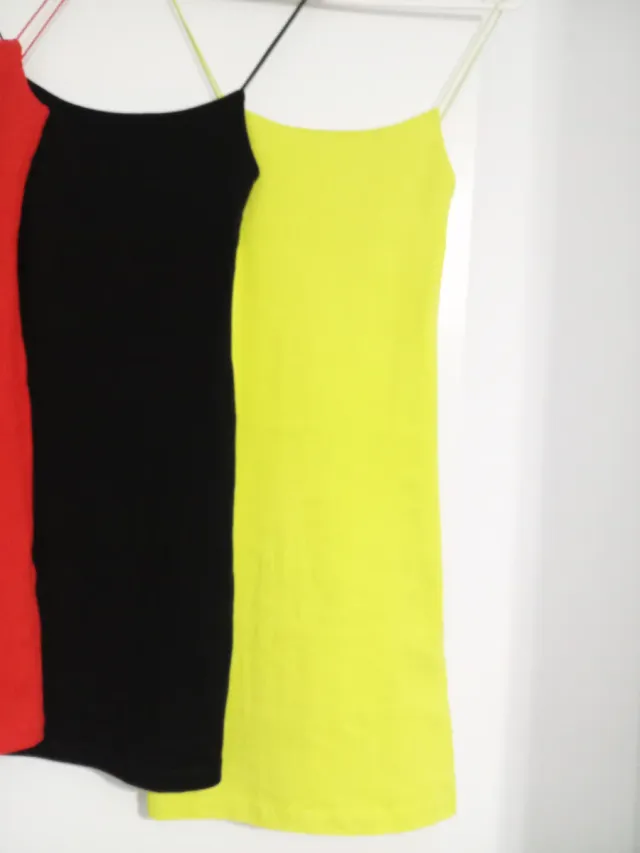 Vestidos ZARA Mujer (Rojo, Negro, verde limón)