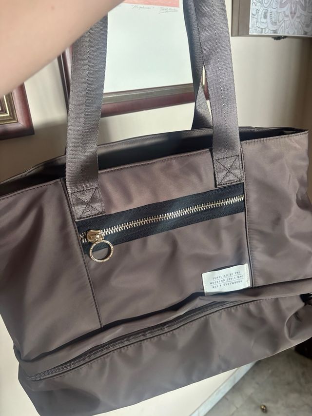 Bolso de viaje/maleta marrón