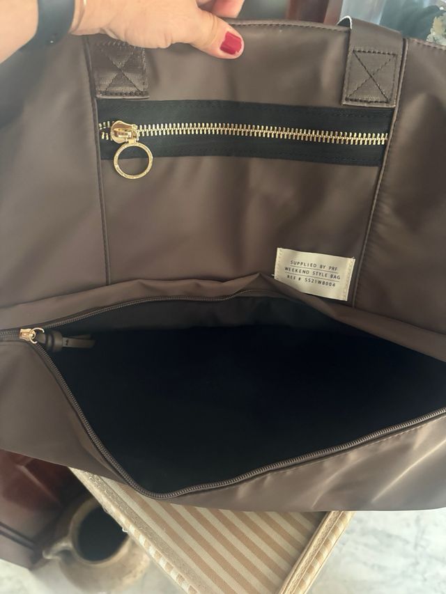 Bolso de viaje/maleta marrón
