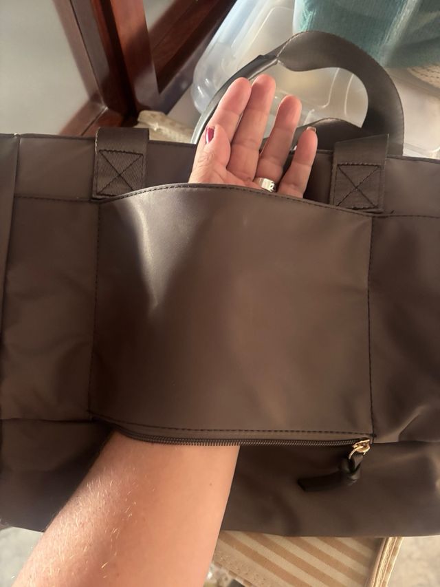 Bolso de viaje/maleta marrón