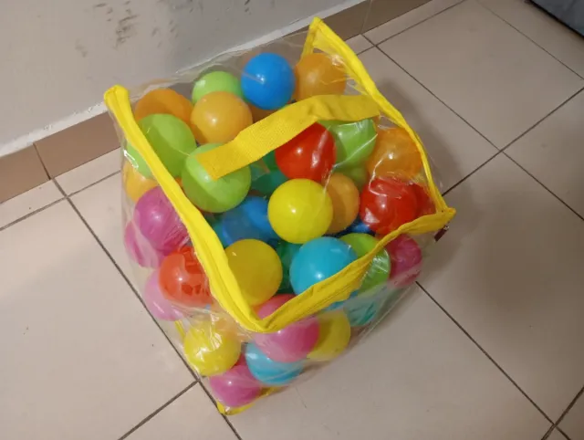 100 Bolas de Colores para Piscina