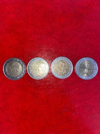 4 Monedas 2€ Colección