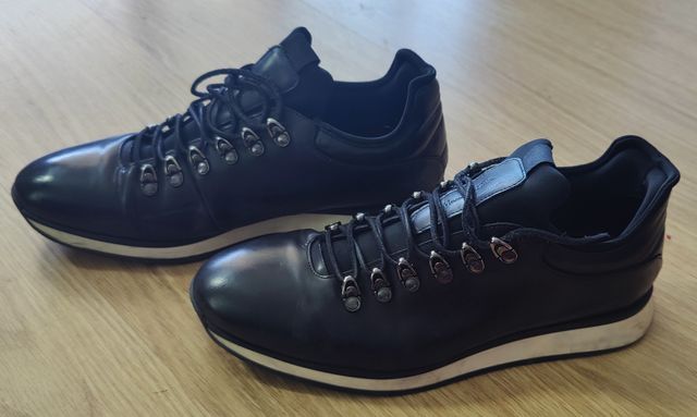 Zapatos Massimo Dutti Negros Hombre