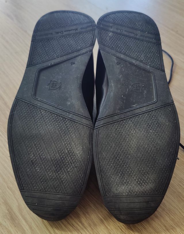 Zapatos Massimo Dutti Negros Hombre