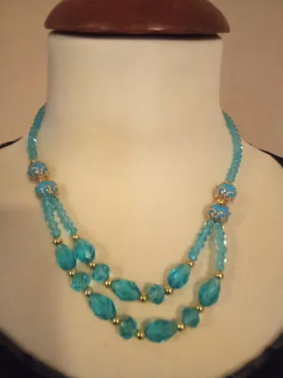 Set collane e orecchini perla e cristallo