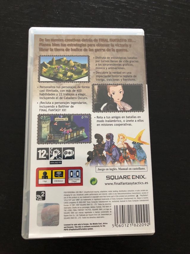 Final Fantasy Tactics PSP - The War of the Lions