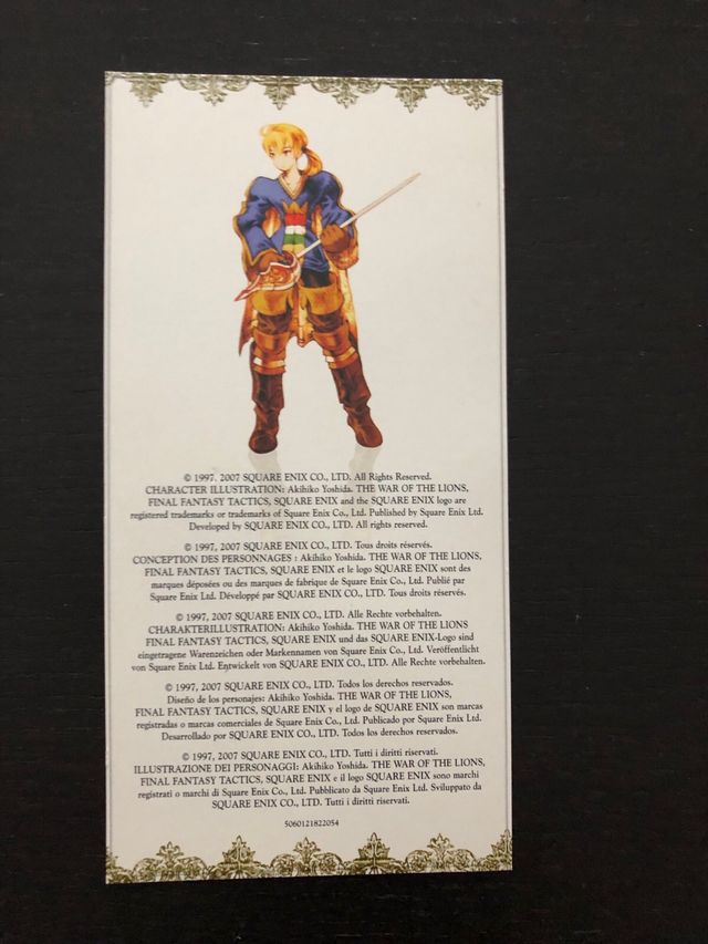 Final Fantasy Tactics PSP - The War of the Lions