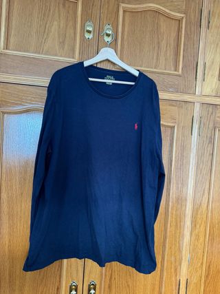 Polo Ralph Lauren Camiseta Manga Larga Azul Marino