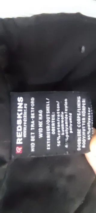 Cazadora Redskins Negra