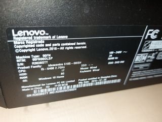 Ordenador Sobremesa Lenovo Negro