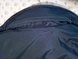 Abrigo Impermeable Azul Talla M