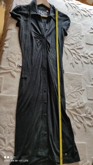 Vestido camisero gris marengo Espirit