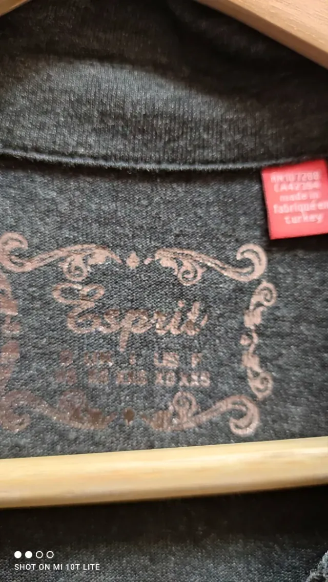 Vestido camisero gris marengo Espirit