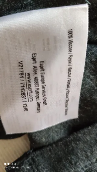 Vestido camisero gris marengo Espirit