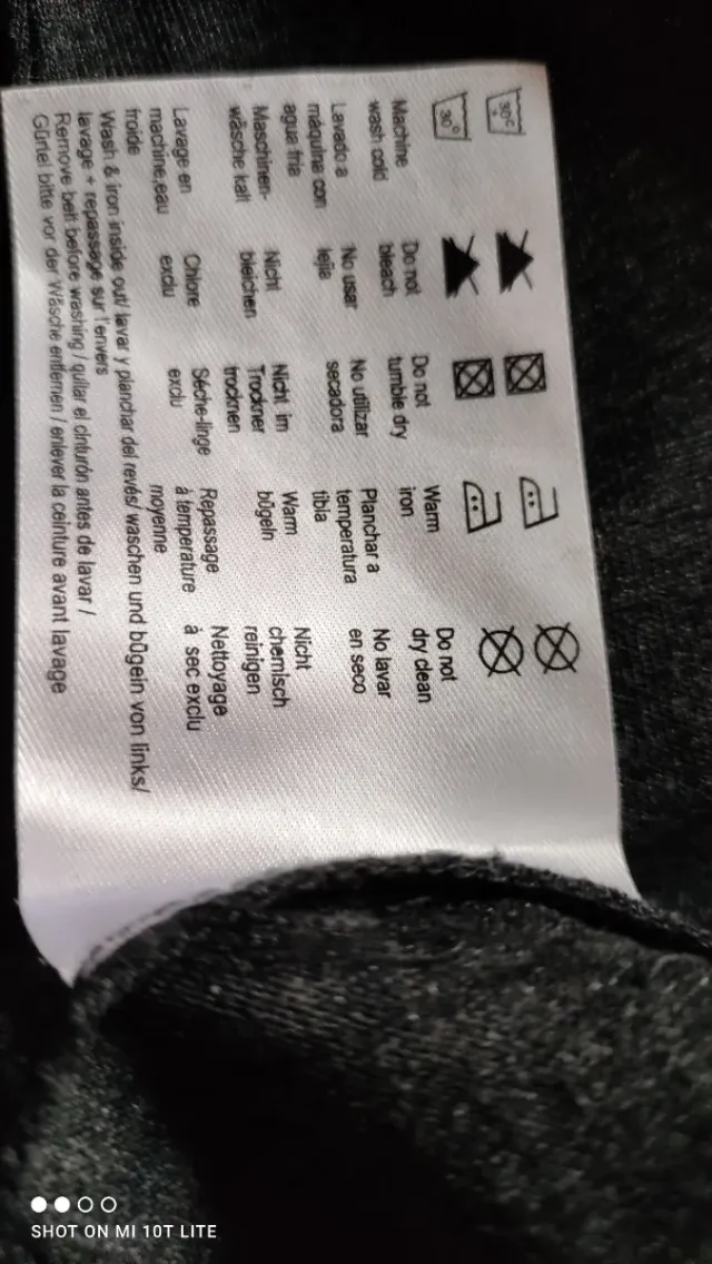 Vestido camisero gris marengo Espirit