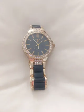 Reloj Tous Dorado y Negro con Circonitas