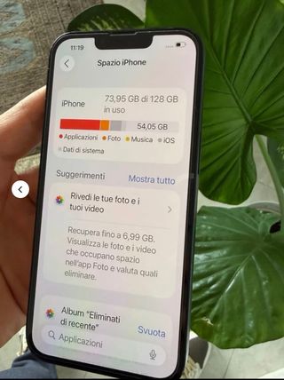 iPhone 13 128GB Nero 85% Batteria accetto cambio