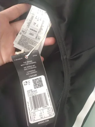 Bañador Adidas Niña Negro