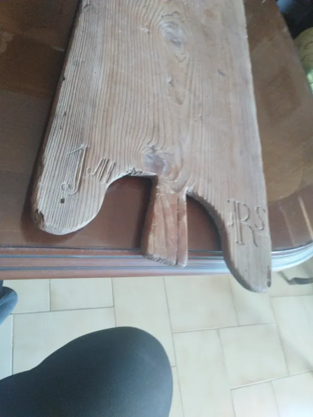 Pala de madera pino siglo XIX