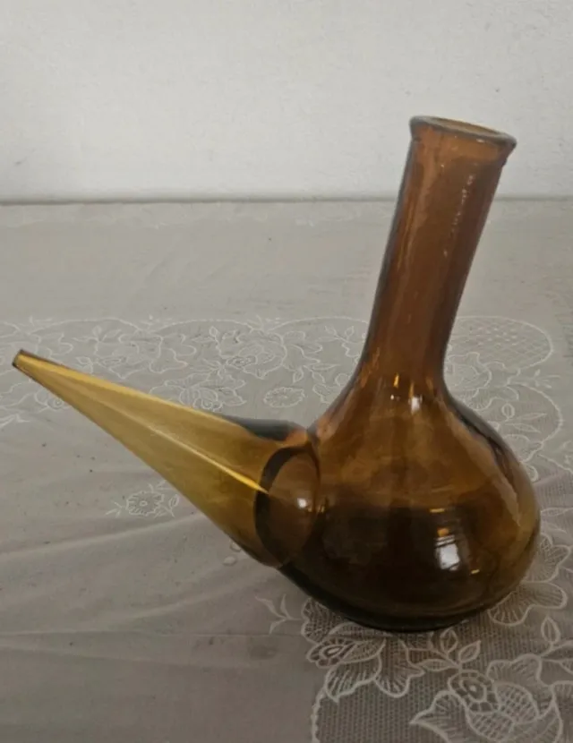 Porrón y Aceitera Vintage Marrón