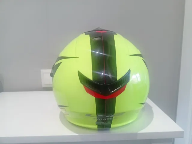 Casco Jet LS2 Twitter Amarillo nuevo talla m
