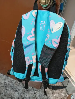 Mochila TOTO azul y rosa