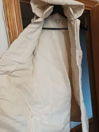 Chaleco acolchado invierno beige