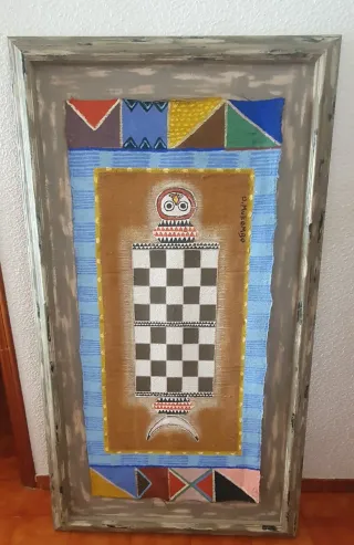 Tapiz étnico africano original