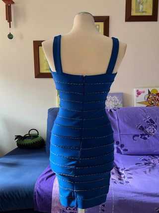 Tubino abito da cerimonia blu