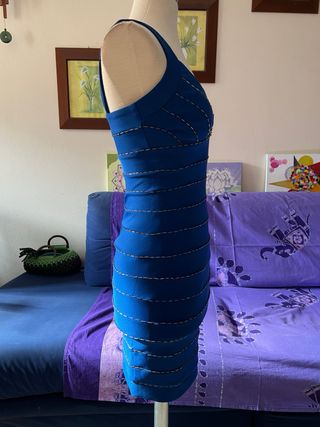 Tubino abito da cerimonia blu