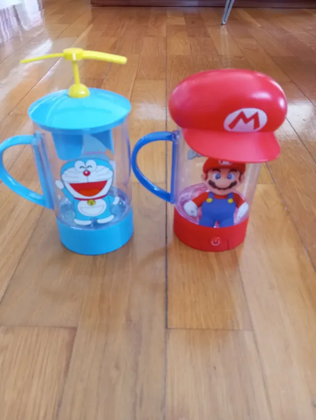 Lote 2 Baticaos Doraemon y Mario