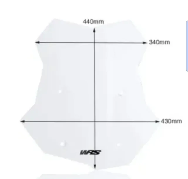 Pantalla WRS para moto GS BMW