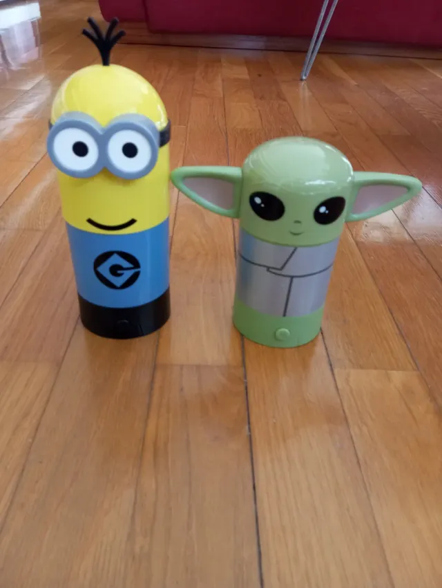 2 Baticaos Minion y Baby Yoda