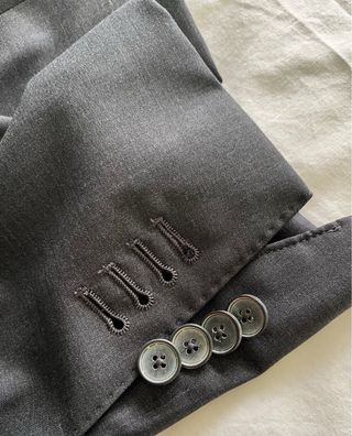 Traje Massimo Dutti Gris Marengo Punta de Lanza