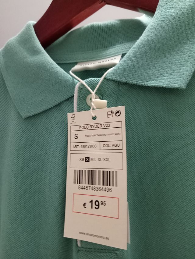 Polo Alvaro Moreno verde talla S sin estrenar