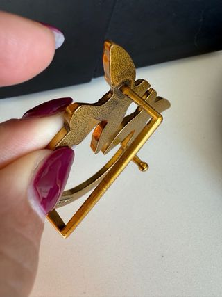 Fibbia Pinko Uccelli Oro