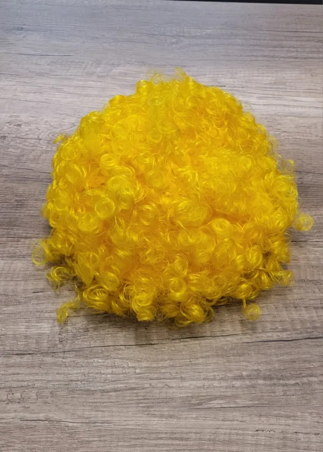 Pelucas cortas rizadas para disfraz (2 unidades)